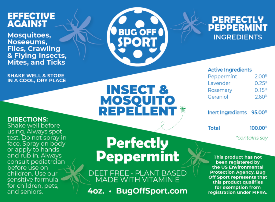 Bug Off Sport Perfectly Peppermint 4oz - Image 2